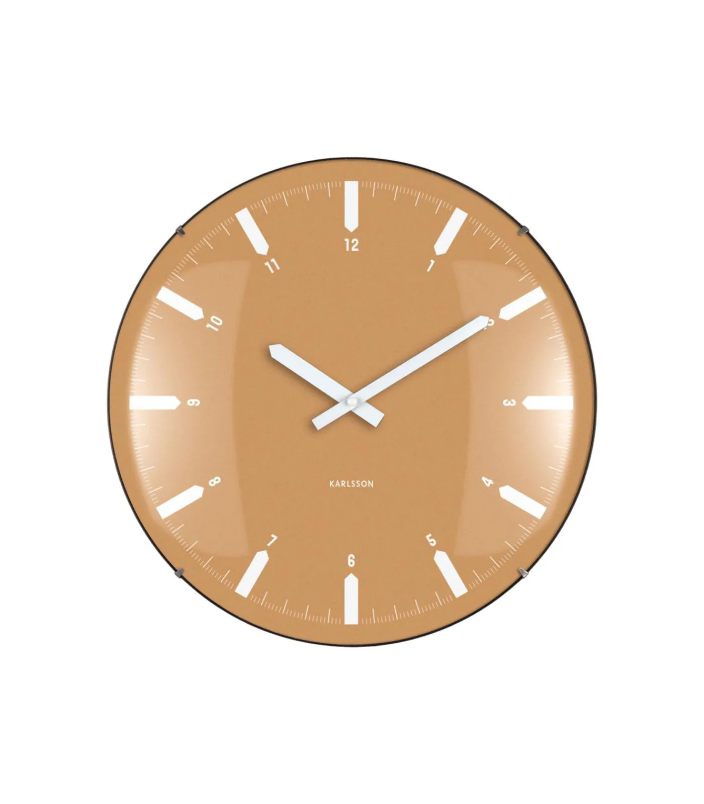 Sale Wandklok Realista Dome - Geel - 35x35x35cm Klokken