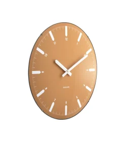 Sale Wandklok Realista Dome - Geel - 35x35x35cm Klokken