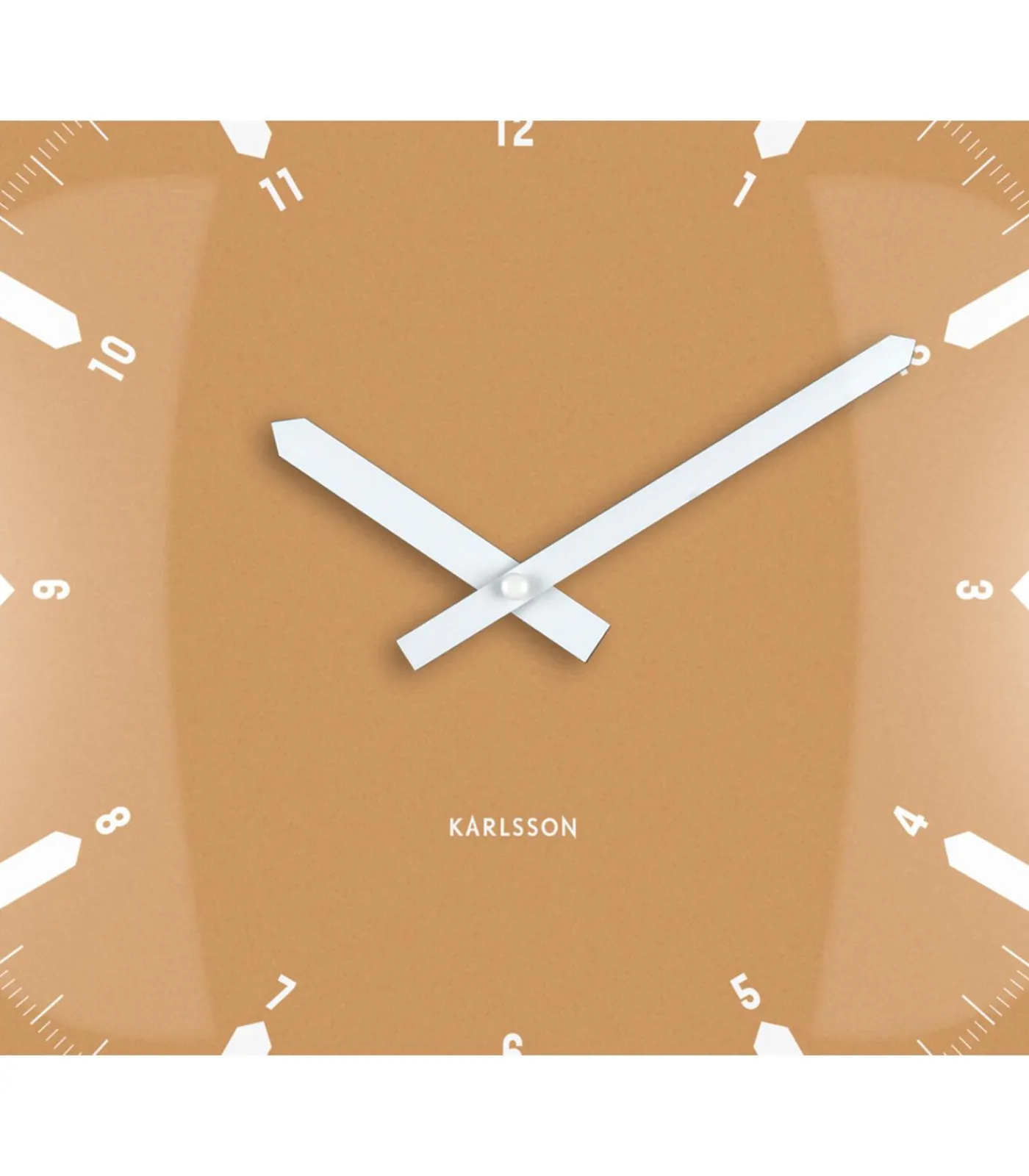 Sale Wandklok Realista Dome - Geel - 35x35x35cm Klokken