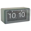 Discount Wandklok Retro Boxed Flip - Jungle groen - 20x10x10cm Klokken