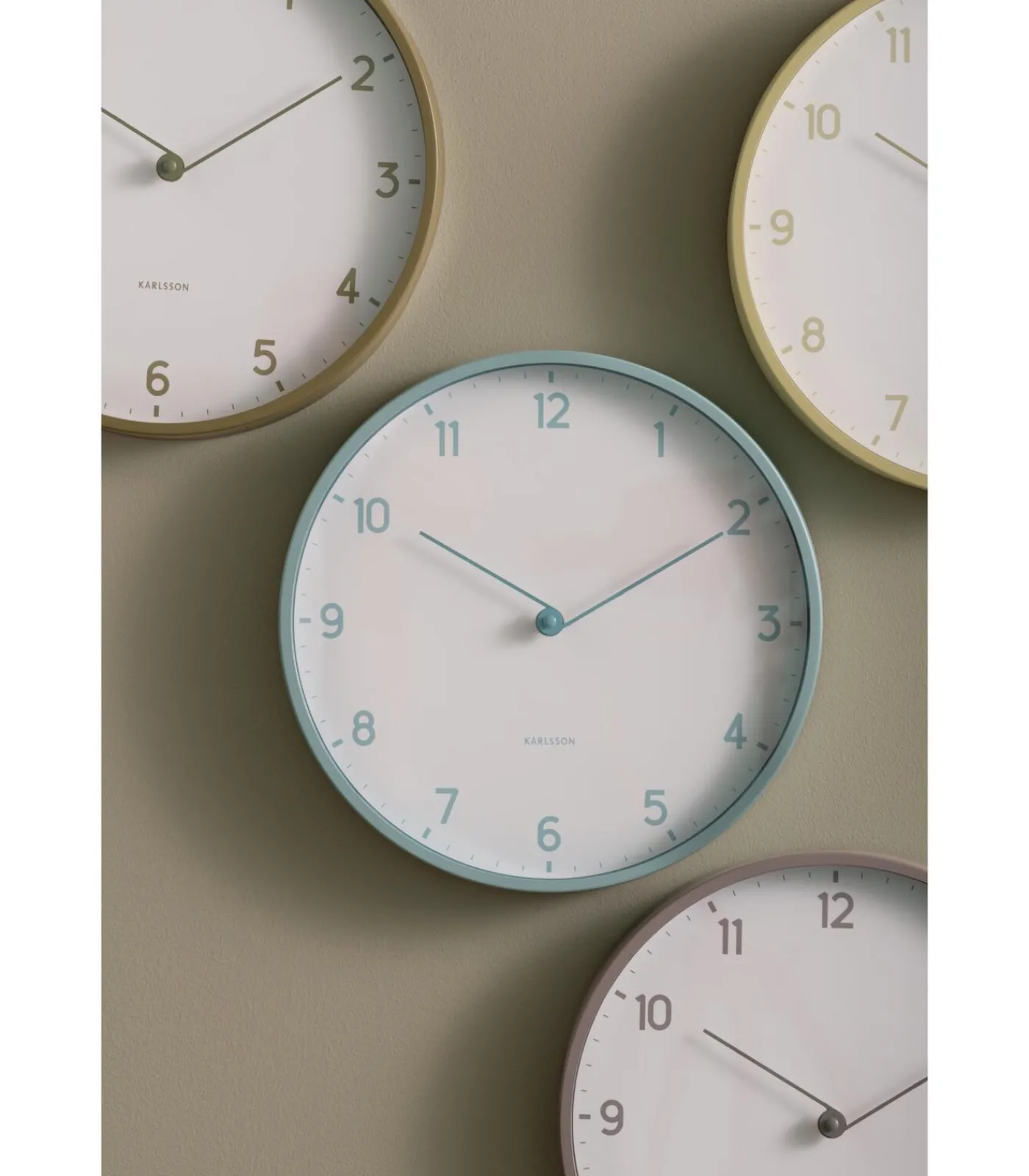 Online Wandklok Sencillez - Donkergrijs - Ø30cm Klokken