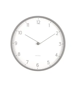 Online Wandklok Sencillez - Donkergrijs - Ø30cm Klokken