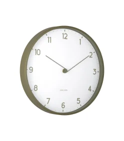 Clearance Wandklok Sencillez - Legergroen - Ø30cm Klokken