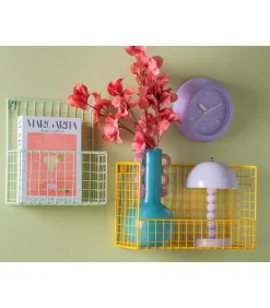 Outlet Wandklok Slope - Zachtpaars - Ø20cm Klokken