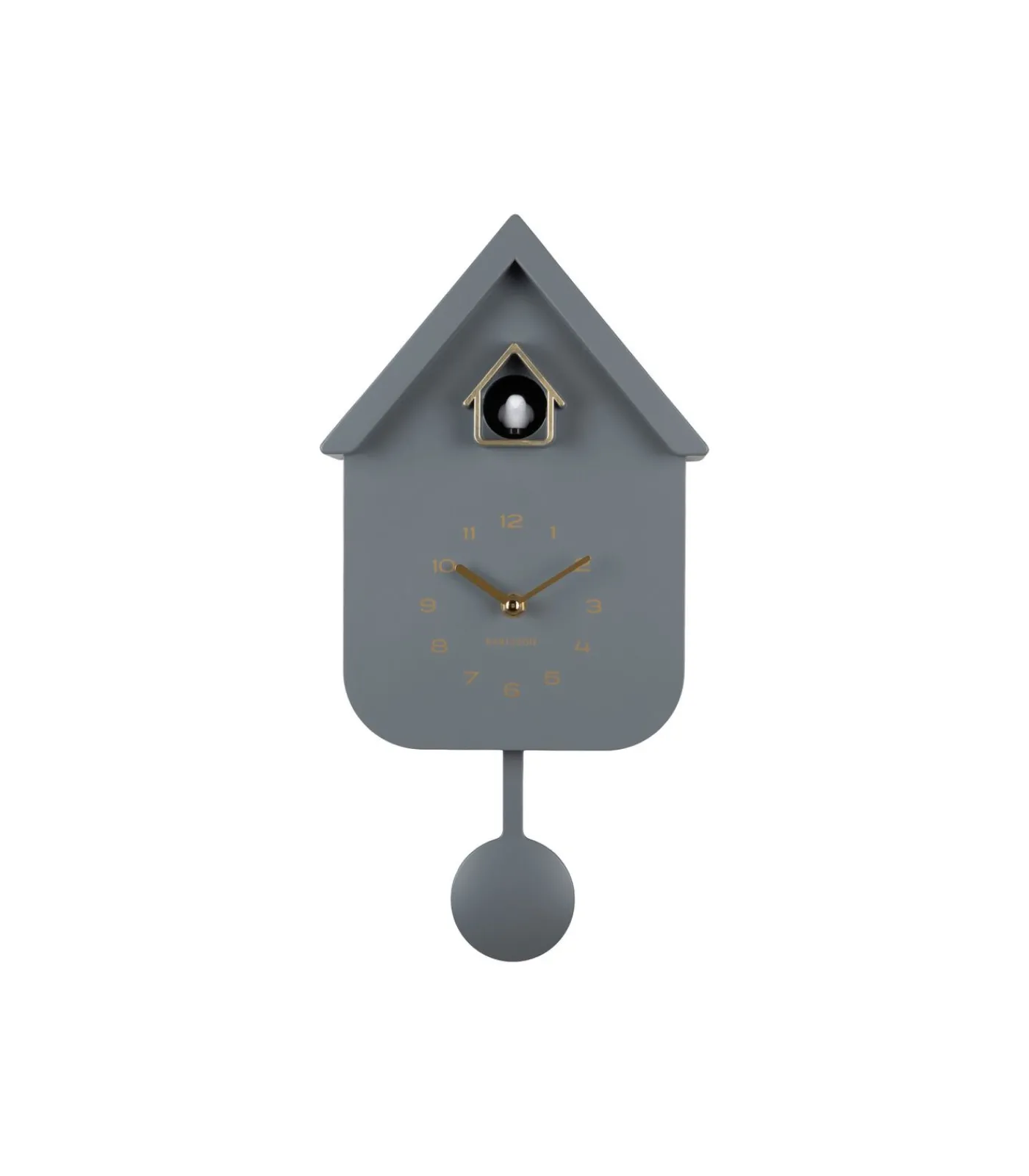 Online Wandklok Solo Color Cuckoo - Grijs - 6x21,5x41cm Klokken