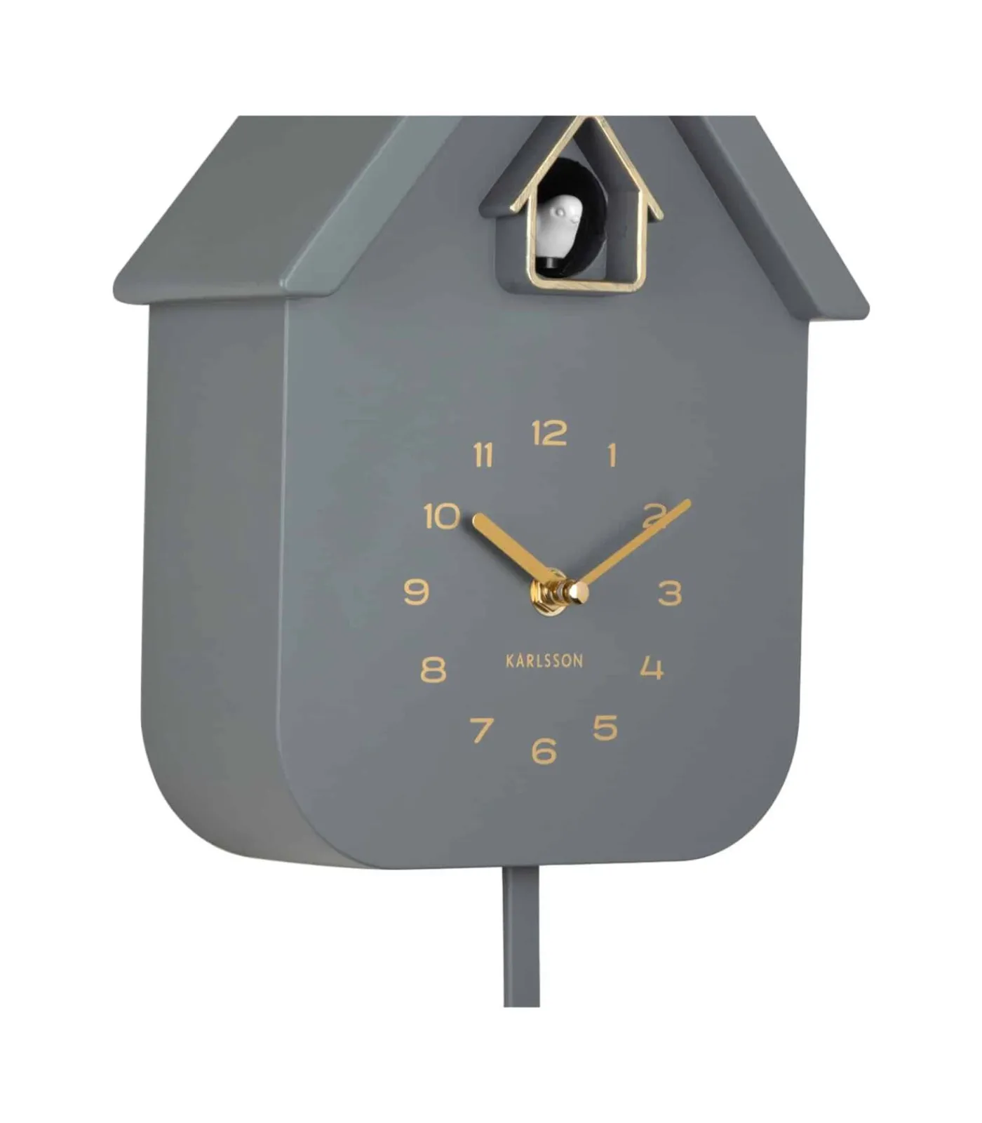 Online Wandklok Solo Color Cuckoo - Grijs - 6x21,5x41cm Klokken