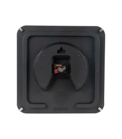 Outlet Wandklok Sucinto Dome Square - Zwart - 35x35x35cm Klokken