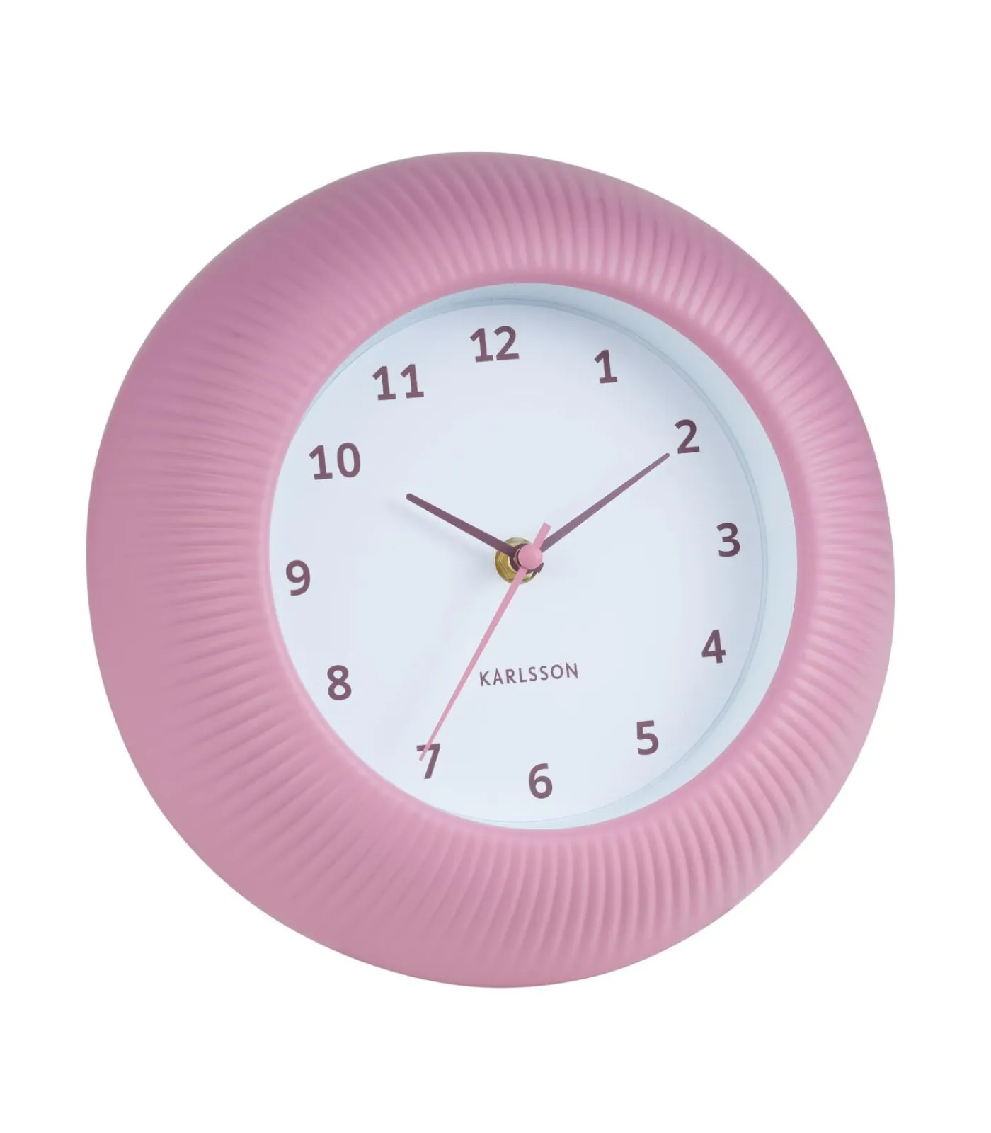 Discount Wandklok Tender Rib - Warmroze - Ø25cm Klokken