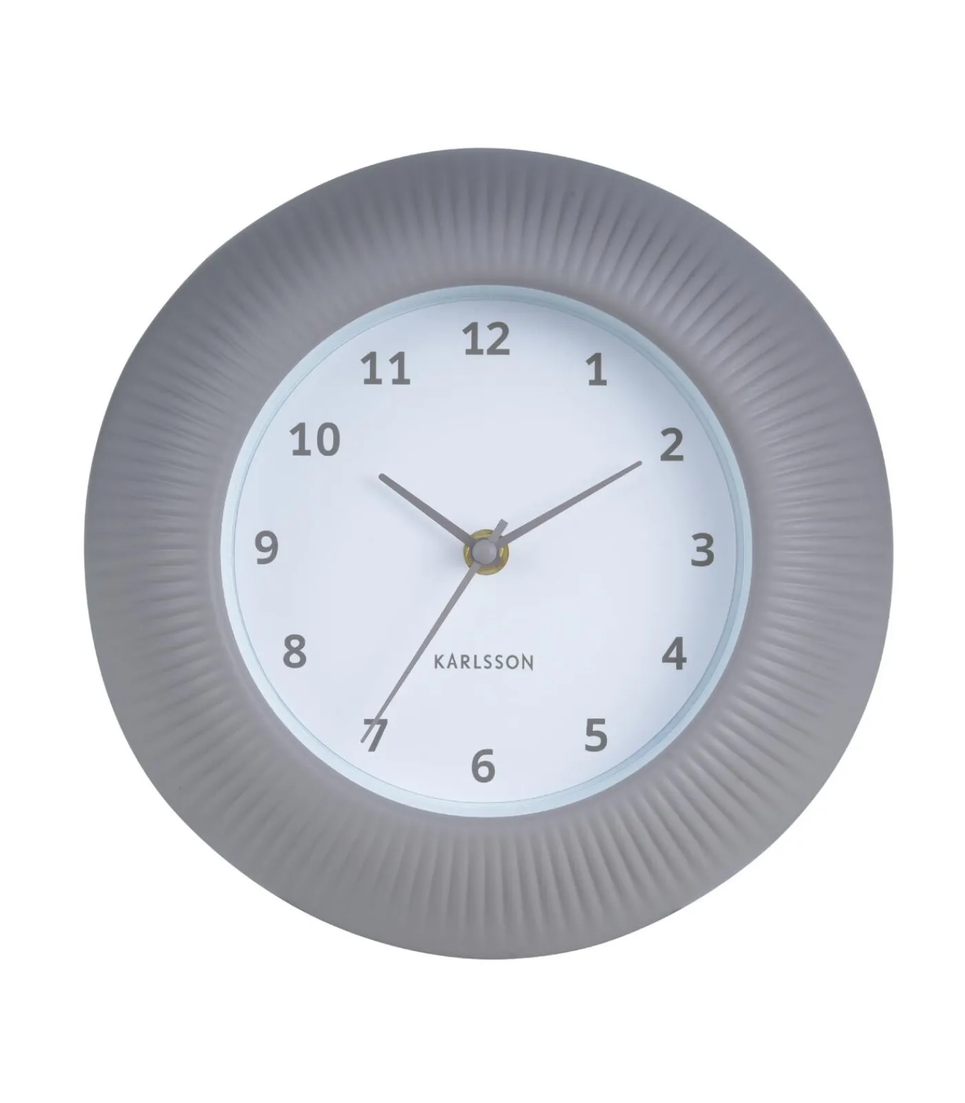 Discount Wandklok Tender Rib - Warmgrijs - Ø25cm Klokken