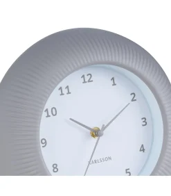 Discount Wandklok Tender Rib - Warmgrijs - Ø25cm Klokken