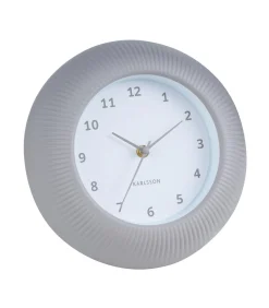 Discount Wandklok Tender Rib - Warmgrijs - Ø25cm Klokken