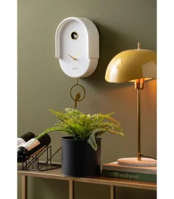 Wandklok Tweet - Wit - 20x8.5x42cm Klokken