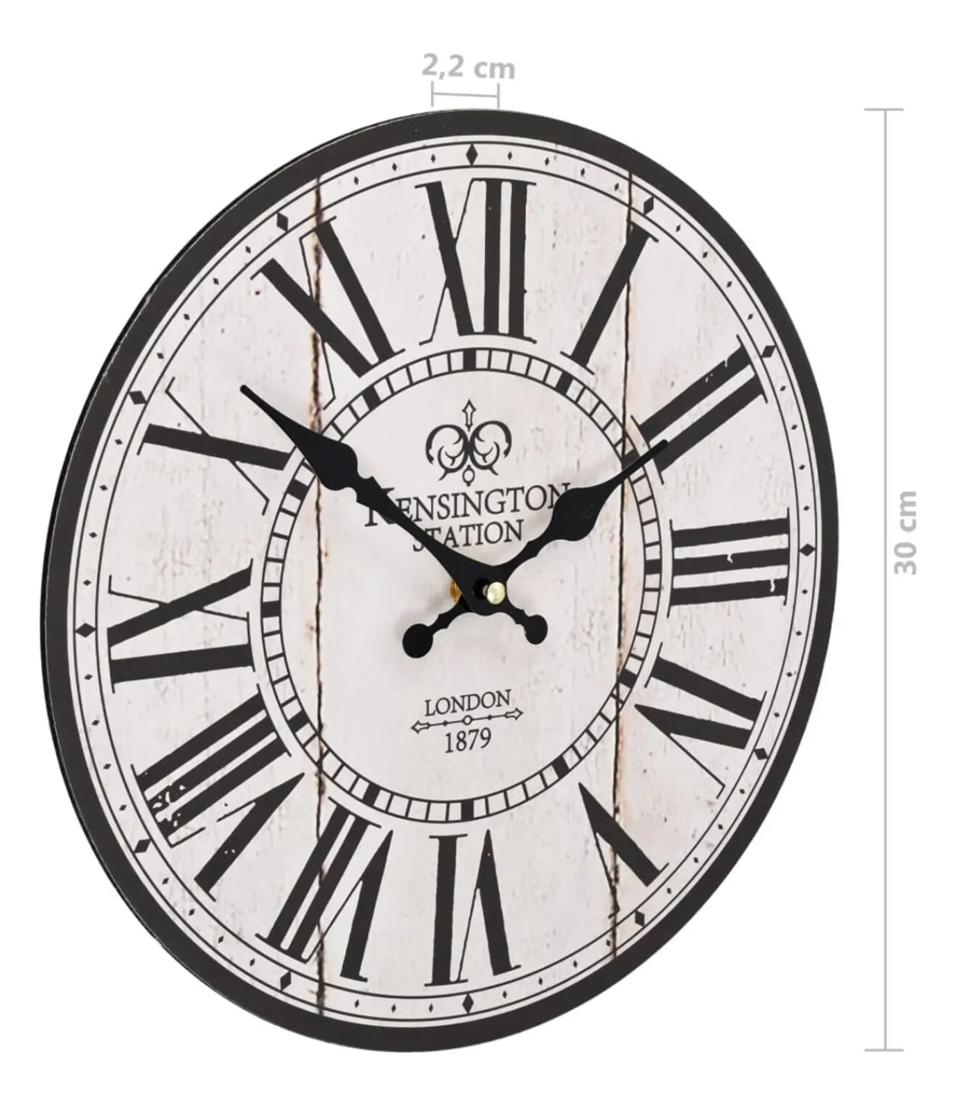 New Wandklok vintage stijl 30 cm Londen Klokken