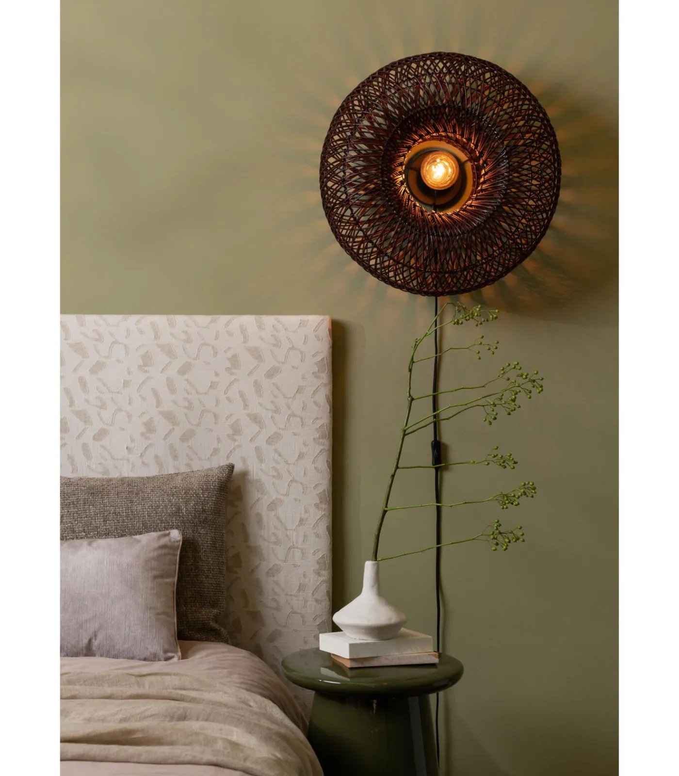 New Wandlamp Arizona - Bordeaux - Ø50cm Muurverlichting