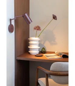 Discount Wandlamp Bilbao - Rood - 33x12x27cm Muurverlichting