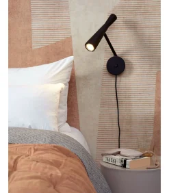 Clearance Wandlamp Bordeaux - Zwart - 10.5x26x34.5cm Muurverlichting