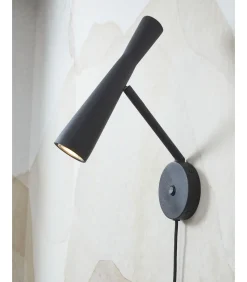 Clearance Wandlamp Bordeaux - Zwart - 10.5x26x34.5cm Muurverlichting