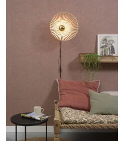 Discount Wandlamp Bromo - Bamboe - Asymmetrisch - Ø40cm Muurverlichting