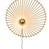 Clearance Wandlamp Bromo - Bamboe - Asymmetrisch - Ø60cm Muurverlichting