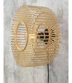 New Wandlamp Bromo - Bamboe - Ø40cm Muurverlichting