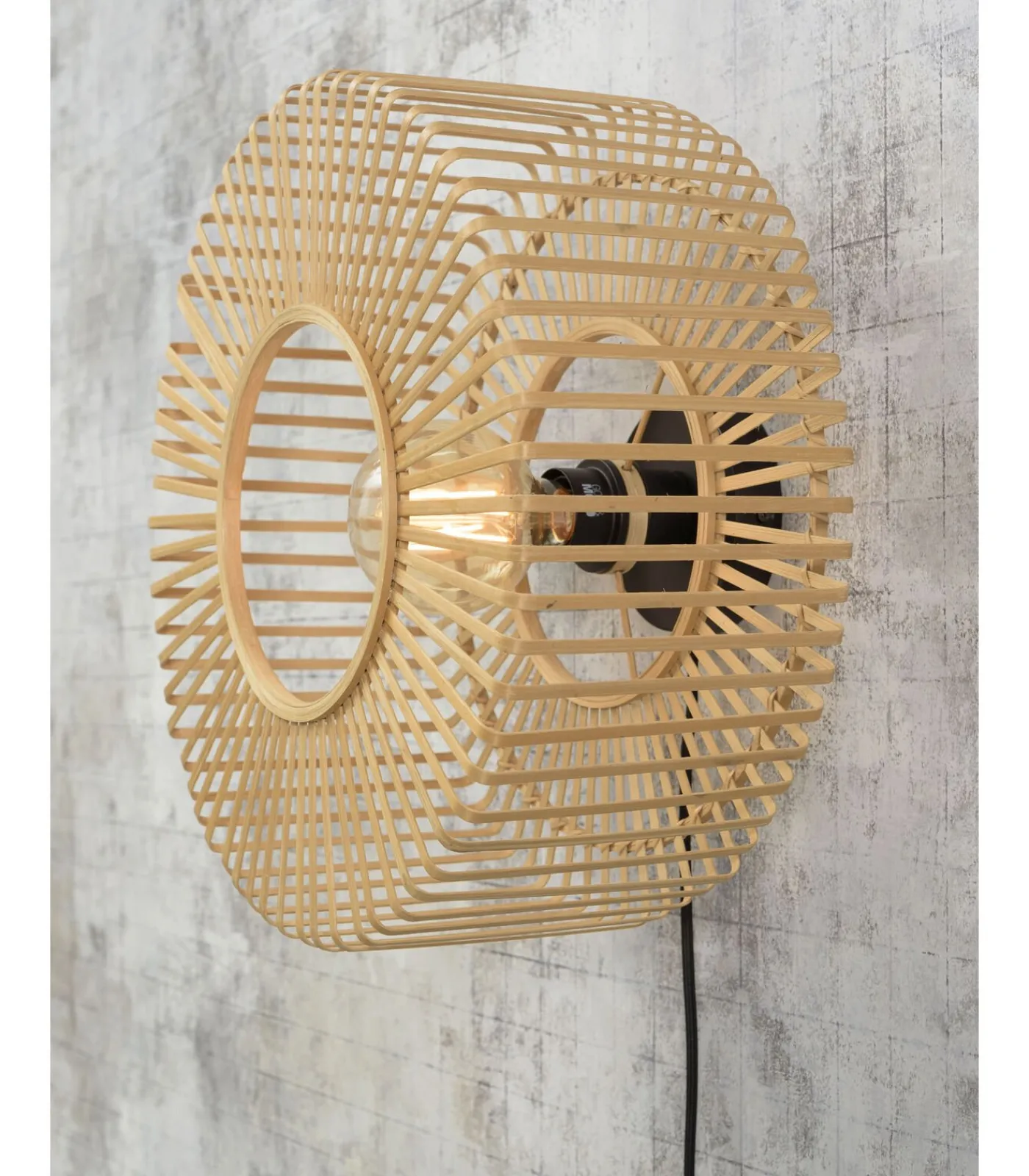New Wandlamp Bromo - Bamboe - Ø40cm Muurverlichting