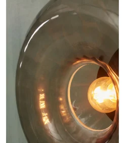 Outlet Wandlamp Brussels - Antraciet - Ø27cm Muurverlichting