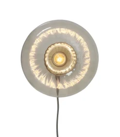Outlet Wandlamp Brussels - Goud/Glas - Ø27cm Muurverlichting