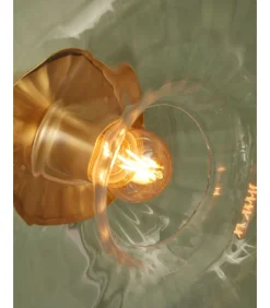 Outlet Wandlamp Brussels - Goud/Glas - Ø27cm Muurverlichting