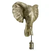 Outlet Wandlamp Elephant - Goud - 35x13x36cm Muurverlichting