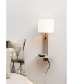 Sale Wandlamp Florence - Bruin - 24x24x52cm Muurverlichting