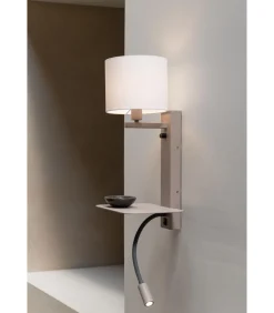 Sale Wandlamp Florence - Bruin - 24x24x52cm Muurverlichting