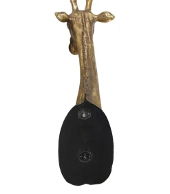 Wandlamp Giraffe - Antiek Brons - 20.5x19x61cm Muurverlichting