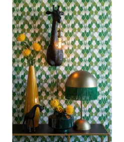 Clearance Wandlamp Giraffe - Zwart - 20.5x19x61cm Muurverlichting