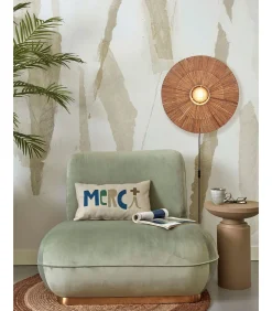Sale Wandlamp Iguazu - Jute - Ø55cm Muurverlichting