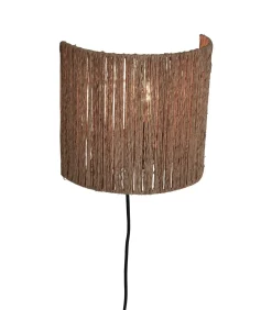 New Wandlamp Iguazu - Jute - 25x25x22cm Muurverlichting