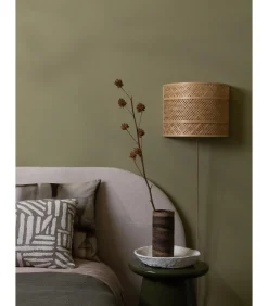 Best Wandlamp Langkawi - Naturel - Ø32cm Muurverlichting