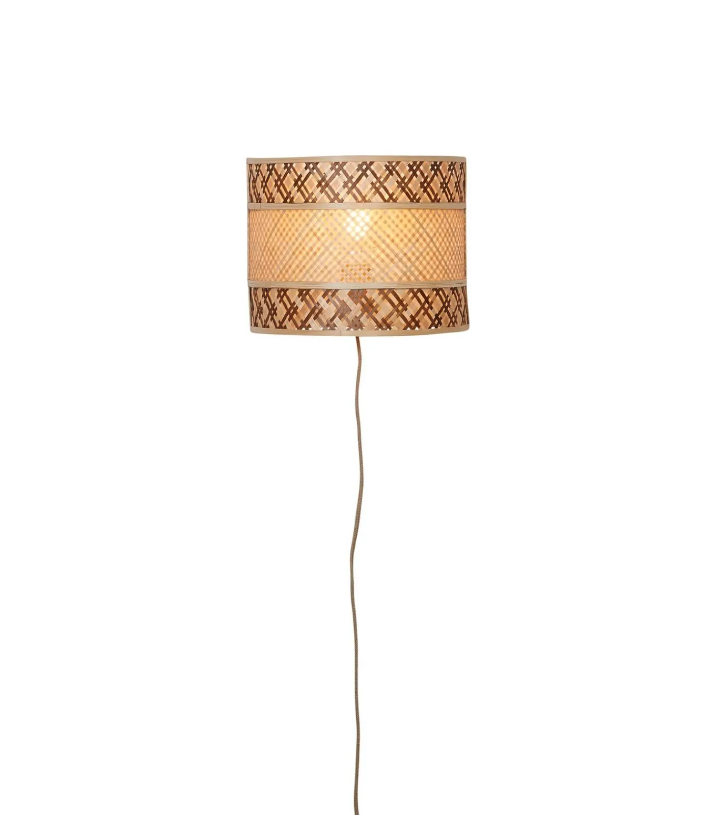 Online Wandlamp Langkawi - Naturel - Ø32cm Muurverlichting