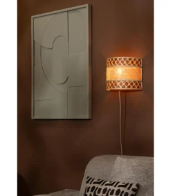 Online Wandlamp Langkawi - Naturel - Ø32cm Muurverlichting
