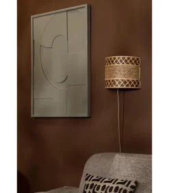 Online Wandlamp Langkawi - Naturel - Ø32cm Muurverlichting