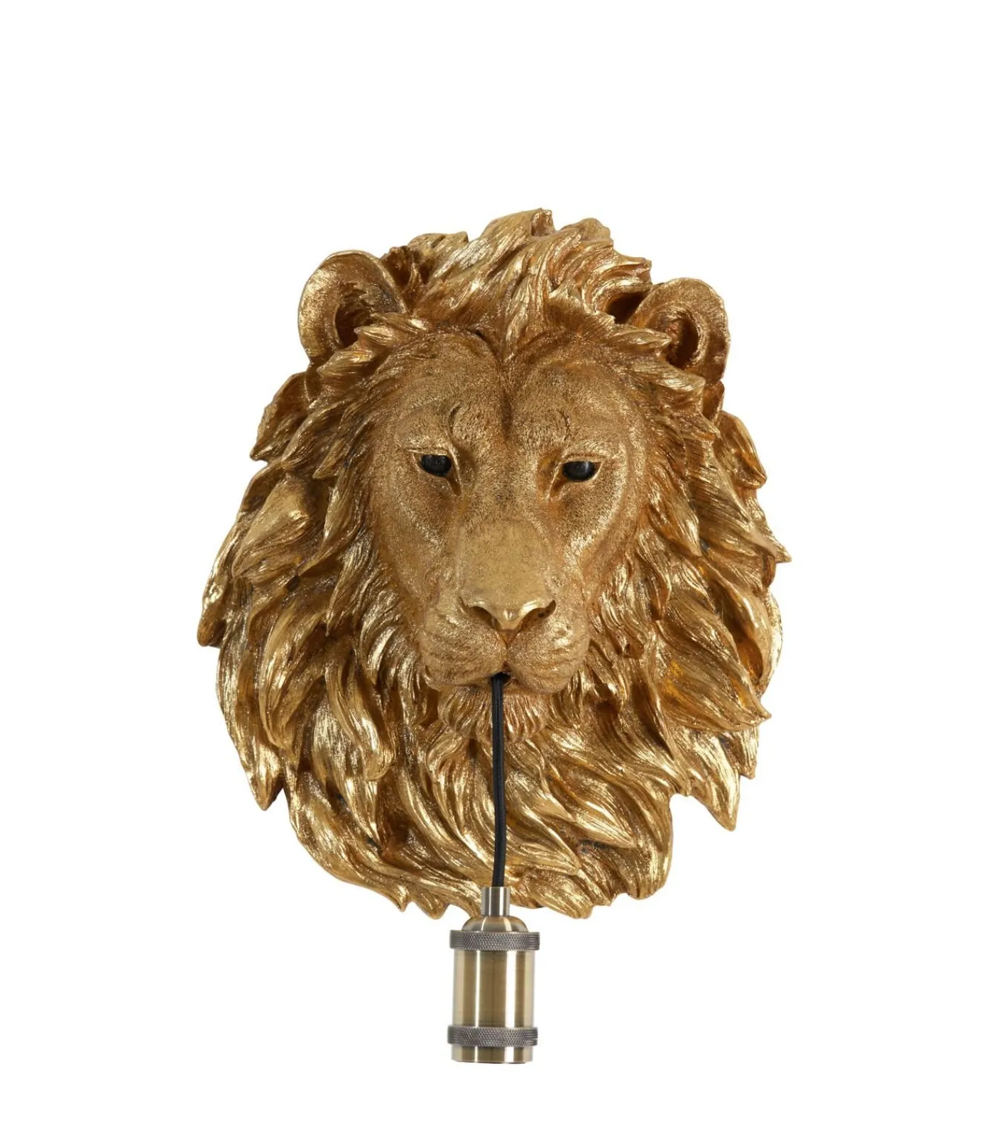 New Wandlamp Lion - Brons - 33.5x19x40.5cm Muurverlichting