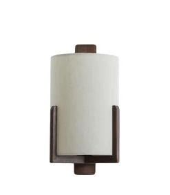 Outlet Wandlamp Litto - Donkerbruin - 22x18x36cm Muurverlichting