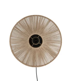 Wandlamp Lyra - Bruin - Ø43cm Muurverlichting