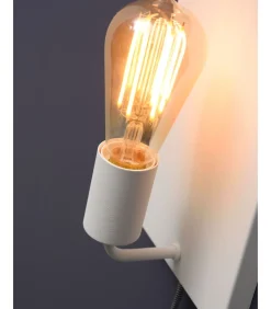 Clearance Wandlamp Madrid - Wit - 15x10x25cm Muurverlichting