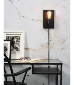 New Wandlamp Madrid - Zwart - 15x10x25cm Muurverlichting