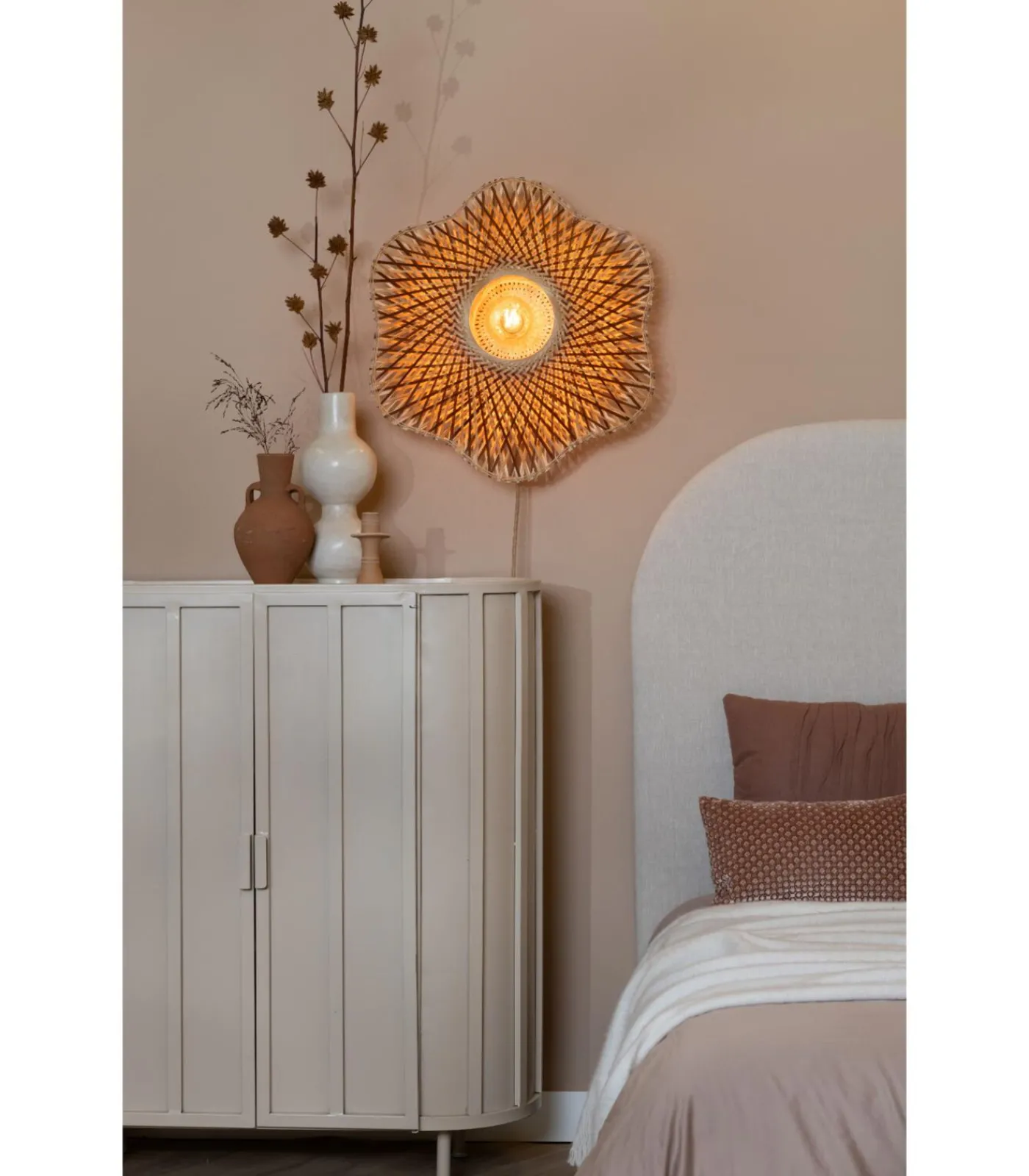 New Wandlamp Madura - Naturel - Ø60cm Muurverlichting