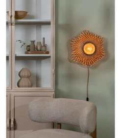 Sale Wandlamp Madura - Naturel - Ø44cm Muurverlichting