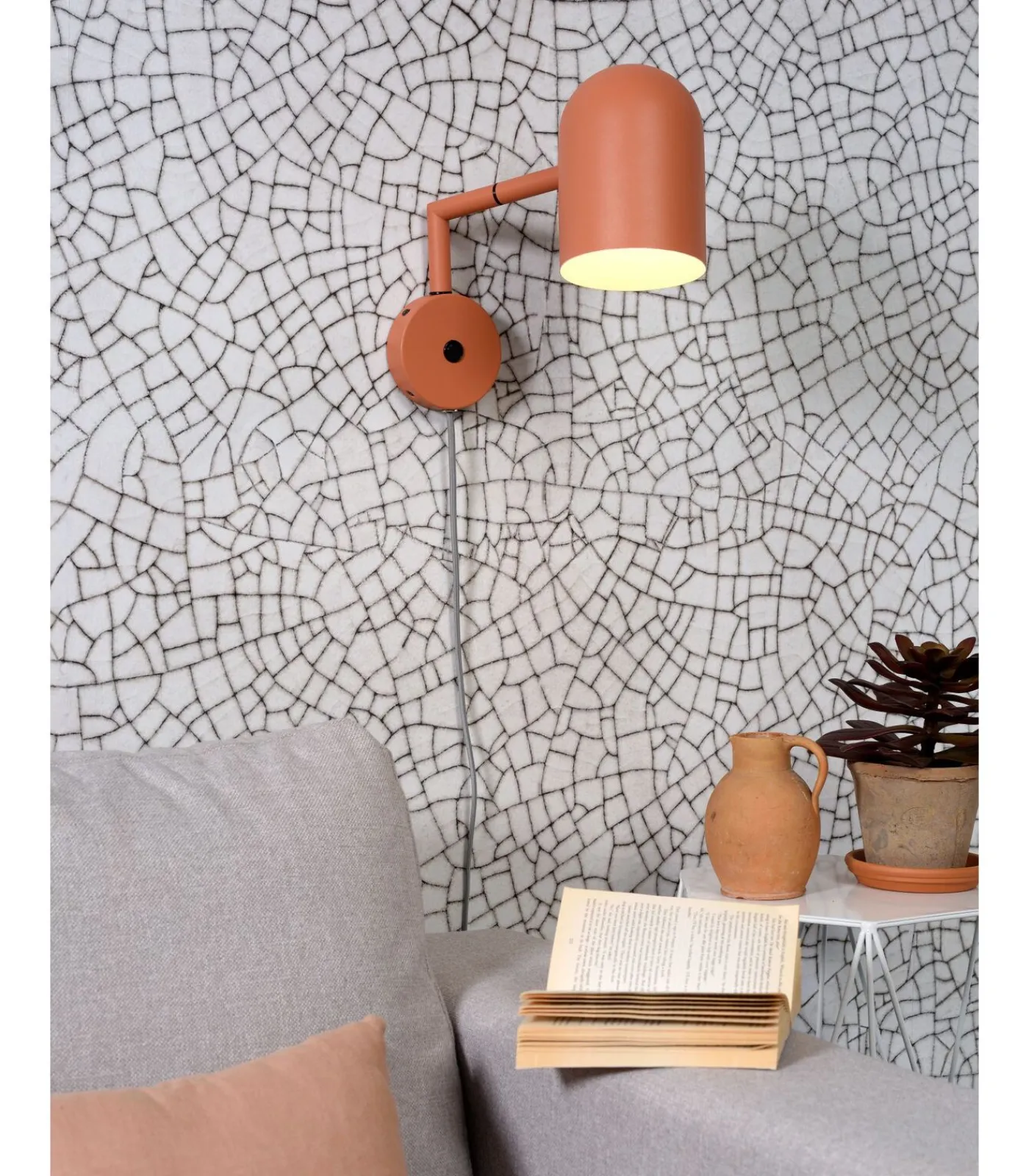 Sale Wandlamp Marseille - Terra - 29x12x27cm Muurverlichting