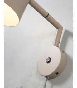 Sale Wandlamp Marseille - Zand - 29x12x27cm Muurverlichting