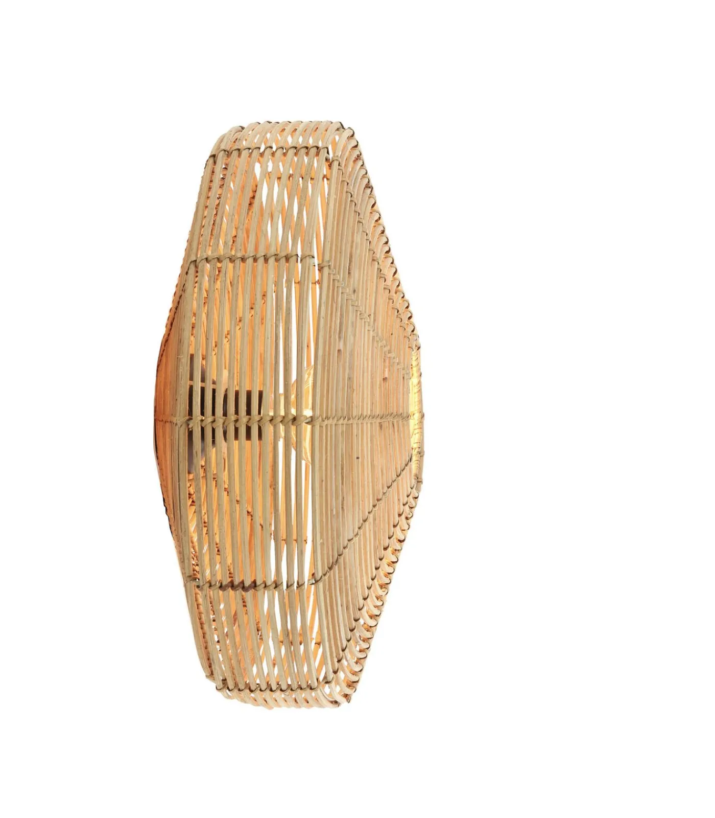 Hot Wandlamp Mataka - Rotan - Ø51cm Muurverlichting
