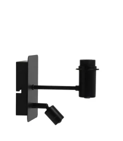 Clearance Wandlamp Montana - Zwart - 20x11x18cm Muurverlichting